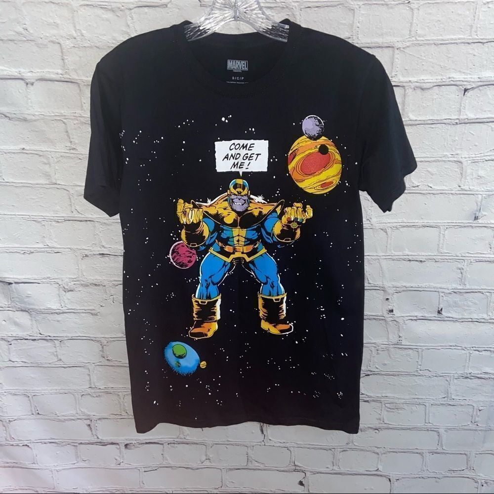 Marvel Men’s Thonos Graphic NWT Black Tee Size Small